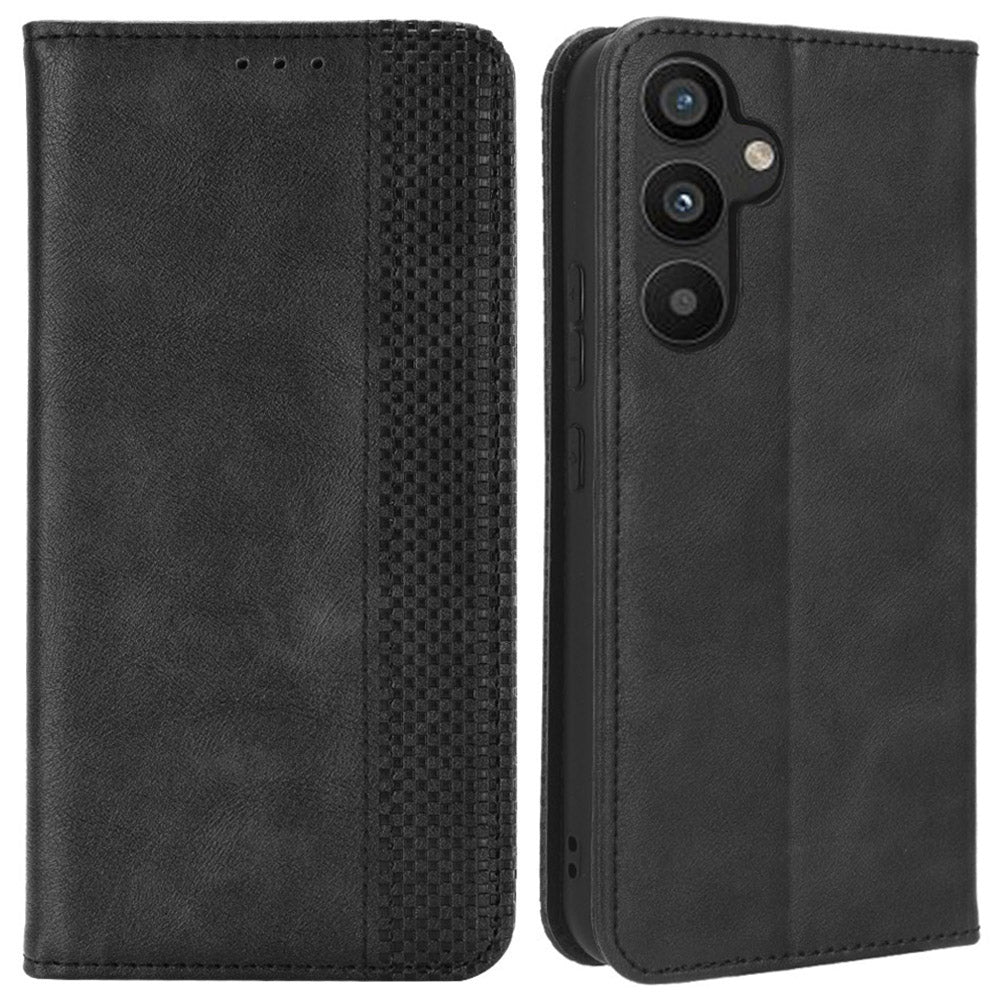 Til Samsung Galaxy A34 5G Anti-fall Telefon Etui Stand Retro Tekstur Påtrykt Mønster Magnetisk Auto Lukning Flip Læder Pung Telefon Cover Til Samsung Galaxy A34 5G Anti-fall Telefon Etui Stand Retro Tekstur Påtrykt Mønster Magnetisk Auto Lukning Flip Læder Pung Telefon Cover